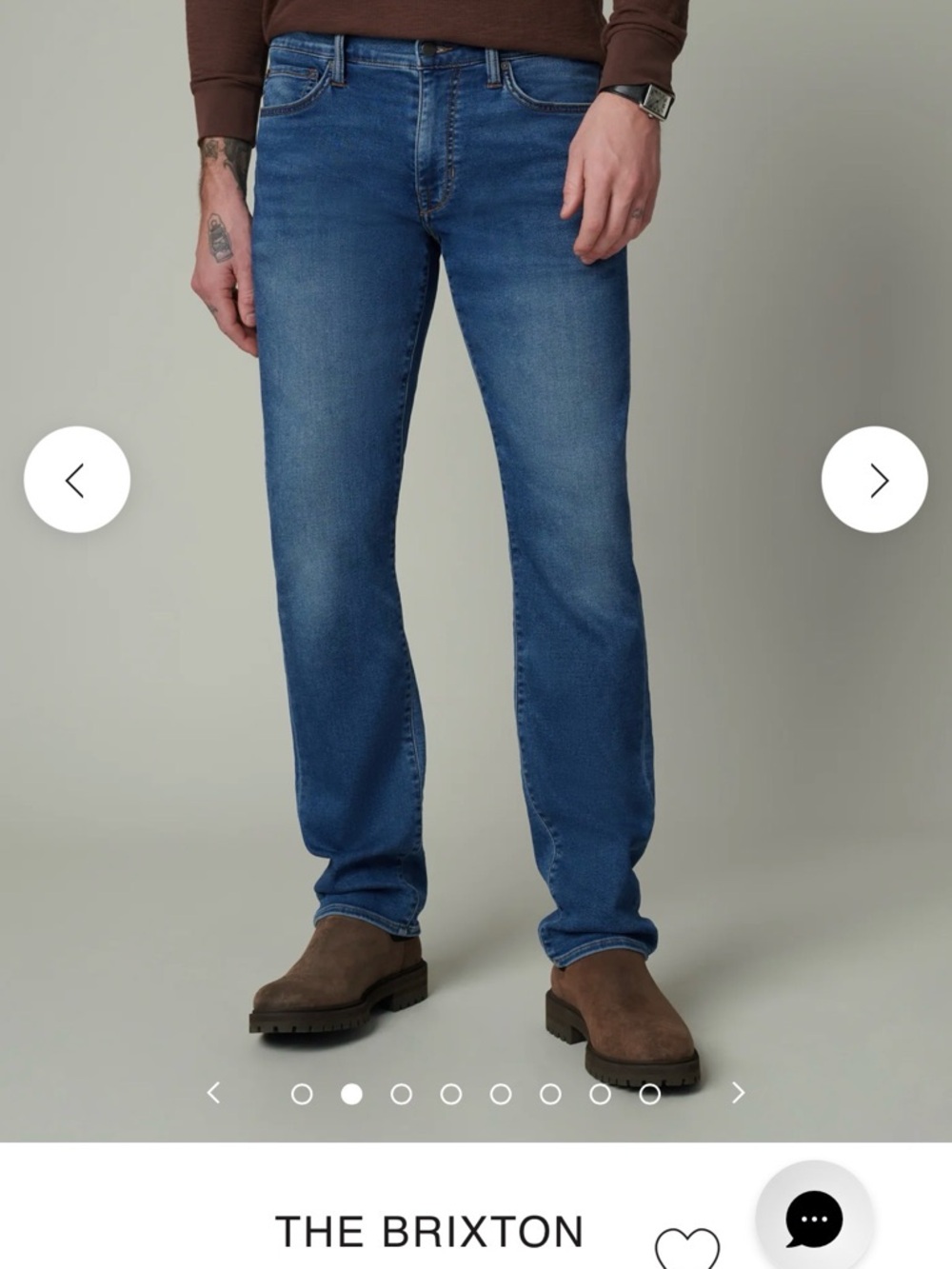 Joe's Jeans Brixton Men's Jeans - Medium Blue Wash